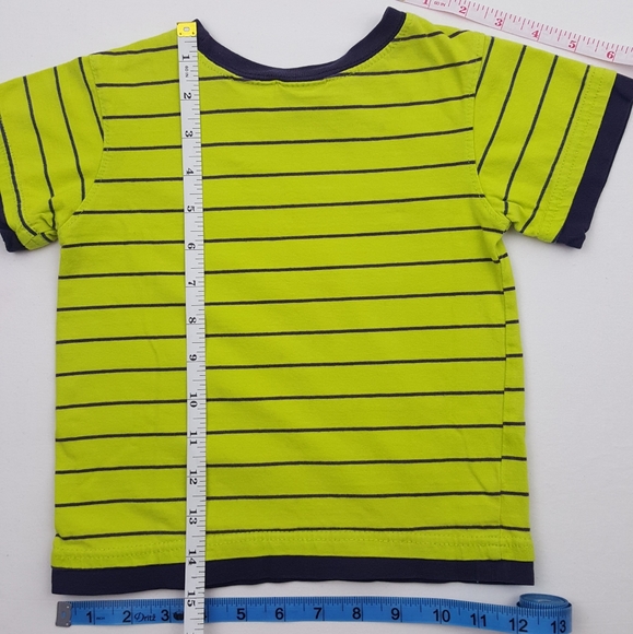 LITTLE REBELS 3T Striped Motorcycle Tee - Picture 4 of 5